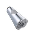 thumbnail image 1 of Kitchen Faucet Spray Head Replacement - G1/2 Standard Connection, 2-Function (Stream & Spray) with Check Valve, Polished Chrome Finish, ABS Construction, Hand-Held Design, Anti-Drip, Easy, 1 of 6