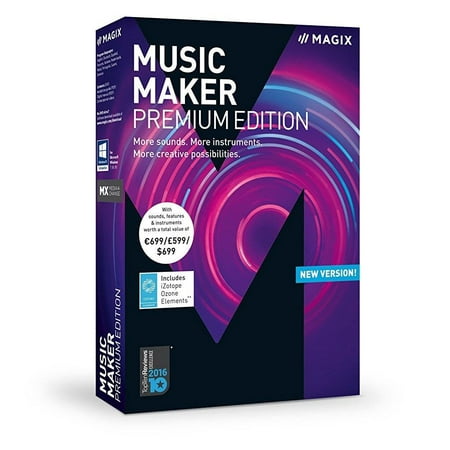 magix music maker - 2018 premium edition - the audio software with more sounds, instruments and creative