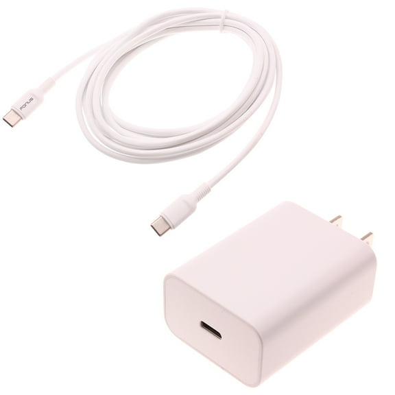 For Nokia C300/C110 - PD Type-C 18W Fast Home Charger, 6ft USB-C Cable Quick Power Adapter Travel for Nokia C300/C110 Phones