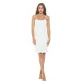 thumbnail image 2 of Women's Sleeveless Mini Cocktail Dress, Spaghetti Strap Bodycon Sexy Going Out Party Formal, Spring Summer 2024(Off White Medium Size), 2 of 6