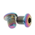 thumbnail image 2 of Tornillo de freno hidráulico de bicicleta Zulema 2 pernos de cilindro de freno M5x6mm Arco iris, 2 of 8
