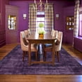 thumbnail image 5 of Kokia 6'x9' Washable Modern Abstract Area Rug, Dark Purple Ombre Soft Non Slip Rug for Living Room Bedroom Dining Room, 5 of 7