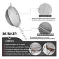 thumbnail image 4 of Juego Coladores Cernidores Escurridor Acero Inoxidable 4pcs Plata, 4 of 5