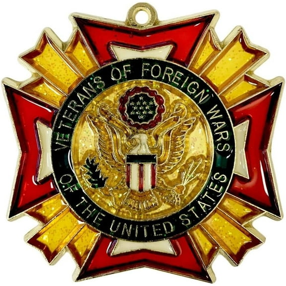 "Veteran of Foreign Wars" Christmas Ornament