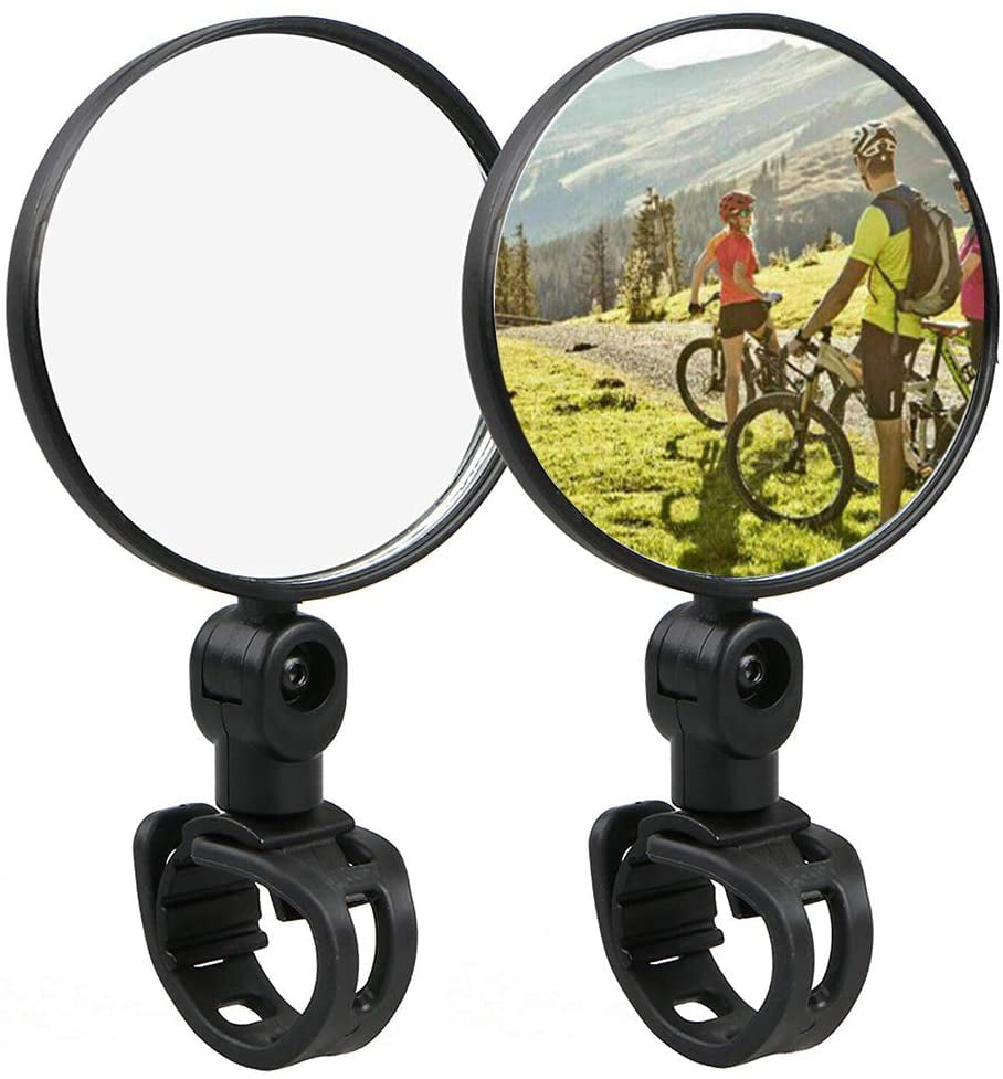 Safety Bike Side Mirror Universal Reflector 1pc Convex Bicycle Accessory Replace 