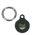 thumbnail image 1 of Funda de silicona para AirTag con llavero, compatible con Apple AirTags, verde oscuro oso de fresa  Electrónica, 1 of 4