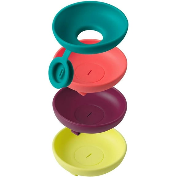 4PCS Drip Free Popsicle Holder for Kids Reusable Silicone Popsicle Holder Popsicle Drip Catcher Catches Drips Before They Drop Frozen Ice Cream Holder for Summer Days Birthday Popsicle Party