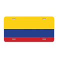 thumbnail image 1 of SignMission A-LP-03-129 Colombian Flag Aluminum License Plate, 1 of 1