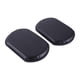 thumbnail image 1 of Reposapiés para silla de ruedas, 2 unidades, color negro, resistente, compatible con almohadillas de cuero para las piernas, soporte para las piernas, 1 of 9