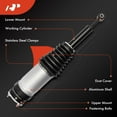 thumbnail image 2 of A-Premium Rear Left or Right Air Suspension Strut Shock Absorber Compatible with Tesla X 2016-2021, Driver or Passenger Side, Replace# 102746100E, 102746100G, 2 of 8