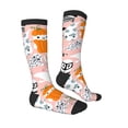 thumbnail image 4 of Lsque Cartoon Halloween Printed Crew Socks Men's Women's LightWeight Thin Casual Calf Socks ,Knee High Socks,Cotton Socks, 4 of 9