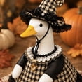 thumbnail image 5 of Halloween Porch Goose Outfit 23 Inch Porch Goose Outfits Houndstooth Lace Goose Clothes for Fall Lawn Porch Decor Classic Witch Style 1 Pack, 5 of 8