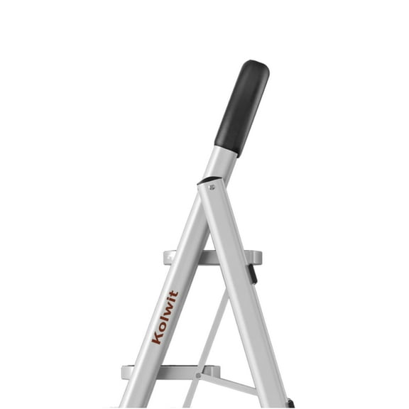 Kolwit Metal ladders, Metal step ladders, Folding Step Ladder 4 Steps Stool,Heavy-Duty Sturdy Safety Steel Tall Step Stool Ladders