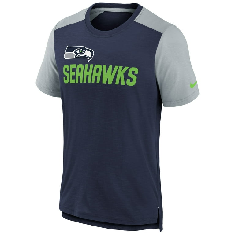 Youth Nike Heathered College Navy/Heathered Gray Seattle Seahawks