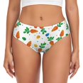 thumbnail image 1 of Fotbe Cute Carrot Calzones Estampados para Mujer – Ropa Interior de Algodón, Cómoda, Suave y Elástica-X-Large, 1 of 6