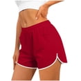 thumbnail image 2 of IROINNID Women's Casual Elastic Waist Loose Hem Shorts Sports Shorts Yoga Dance Short Pants Summer Shorts with Pockets, 2 of 6