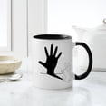 thumbnail image 4 of CafePress - Rabbit Hand Shadow - 11 oz Ceramic Mug - Novelty Coffee Tea Cup, 4 of 4