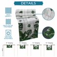 thumbnail image 6 of Palm Leaves Table Runner 72 Inches, Tropical Botanical Leaf Summer Wooden Gray Bed Runner Dresser Scarves Tabletop for Indoor Outdoor Parties/Ceremony/Banquet, 18" x 72", 6 of 9