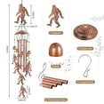 thumbnail image 4 of Scidweet Bigfoot Wind Chimes, Garden Decor Big Foot Sasquatch Memorial Gifts Metal Wind Chime for Lawn Porch Patio Yard Home Outdoor Indoors Decoration, 4 of 6