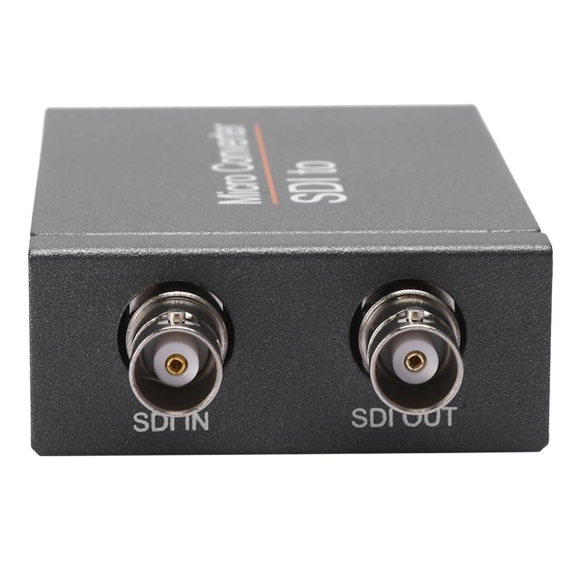 Support 1080P@60Hz HD 3G SDI to HD Multimedia Interface Converter, Portable SDI to HD Multimedia Interface Converter, Black for Home Theater for Camera