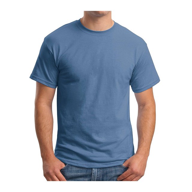 Men's EcoSmart Crewneck T-Shirt, Denim M