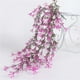 thumbnail image 5 of Guirnalda de seda artificial colgante para vallas, escaleras y cestas colgantes para decoración de exteriores. Rosa roja, 5 of 8