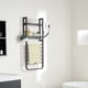 thumbnail image 4 of Toallas de baño, baño, toalla absorbente gruesa y suave, hogar, lavar la cara, toalla de regalo, toalla rectangular estriada beige 74x34cm, 4 of 6