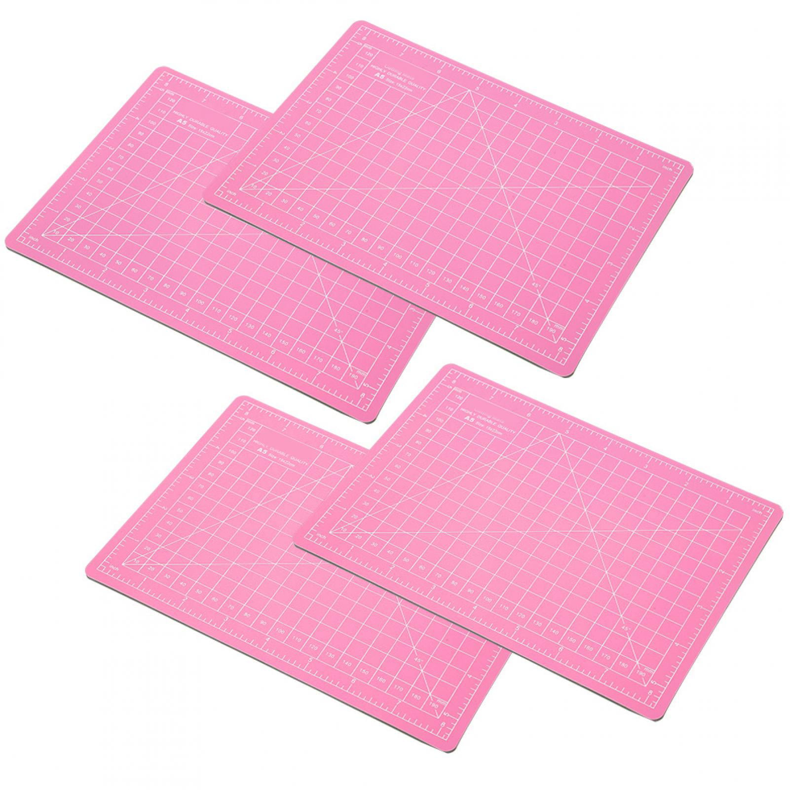 Pvc Pink Model Cut Pad 22 X 15Cm 8.7 X 5.9In Writing For Negative Film Cutting Cutting Mat Model Cutting Mat