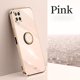 thumbnail image 1 of Funda de teléfono cuadrada con soporte de anillo chapado de lujo para Samsung Galaxy A12 A22 4g 5g A51 A71 A31 A21s A50 funda de silicona con soporte A 12 51 Tan Jianjun unisex, 1 of 2