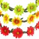 thumbnail image 2 of 6 coronas de flores liwang diadema de margarita guirnalda ajustable para niñas mujeres boda, 2 of 5