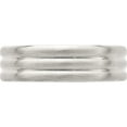 thumbnail image 4 of Sterling Silver Ss 6mm Brushed Fancy Band Size 9 Made In United States qwb125b-9, 4 of 5