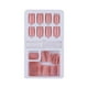 thumbnail image 2 of Uñas postizas, uñas postizas, regalos para mujeres, 24 parches de uñas postizas en caja, extraíbles, para uso repetido, 3 ml, para decoración de uñas., 2 of 2