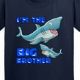 thumbnail image 4 of Inktastic I'm the Big Brother Shark Youth T-Shirt, 4 of 5