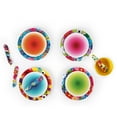 thumbnail image 4 of French Bull - Coffret cadeau assiette à salade de 4 - Jardin Floral, 4 of 5