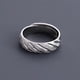 thumbnail image 4 of Fiudx Anillo Elegante, Anillo de Cobre Ajustable, Anillo de Moda Plateado, Ideal para Uso Diario, Regalo Unisex, Diseño de Estilo Europeo, Ajuste Cómodo., 4 of 7