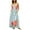 A30919-Light Blue, variant on Women Y2k Gingham Dresses Sleeveless Ruched Strappy Plaid Maxi Dress Tiered Flowy Long Sundress Light Blue S