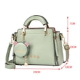 thumbnail image 1 of Bolsa cruzados a la moda de cuero para mujer, bonitos con forma de gato, con monedero (verde) Likrtyny Para Estrenar, 1 of 6