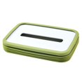 thumbnail image 1 of Caja de pañuelos de silicona Yashi dispensador de papel plegable verde, 1 of 5