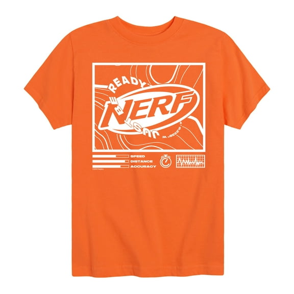 Nerf - Nerf Stats Logo - Boy's Short Sleeve T-Shirt
