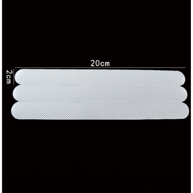 Cinta antideslizante transparente para baño, cinta adhesiva antideslizante para ducha, tira redonda de copo de nieve, pegatina antideslizante, 12 piezas
