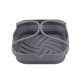 thumbnail image 2 of Yuarrent Bandeja de revestimiento de aire de silicona reutilizable, bandeja de almacenamiento plegable para freidora de aire, cesta de silicona Herramientas y accesorios para hornear gris, 2 of 6
