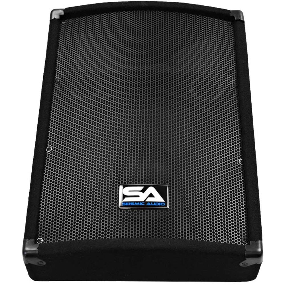 Seismic Audio SA-12M Single 2-way Indoor Floor Standing Speaker, 150 W RMS, Black