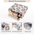 thumbnail image 3 of FORMRS Womens Corduroy Tote Bag Crossbody Shoulder Handbag with Pocket, Blue Abstract Pattern, 3 of 7