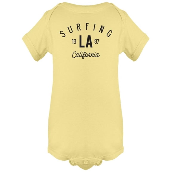 Surfing L.a., California Bodysuit Infant -Image by Shutterstock, Newborn