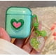 thumbnail image 1 of Estuche protector para auriculares Bluetooth 1/2/3Pro con diseño de cristal brillante y estilo simple, 1 of 5