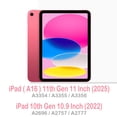 thumbnail image 2 of Funda Feams para iPad 11.ª generación, 11 pulgadas, 2025, con soporte para lápices, 2 of 7