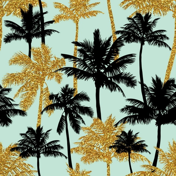 MuralsPrint Palm Trees Peel and Stick Wallpaper, Eco-friendly Removable Wallpaper, 10'L x 24''W