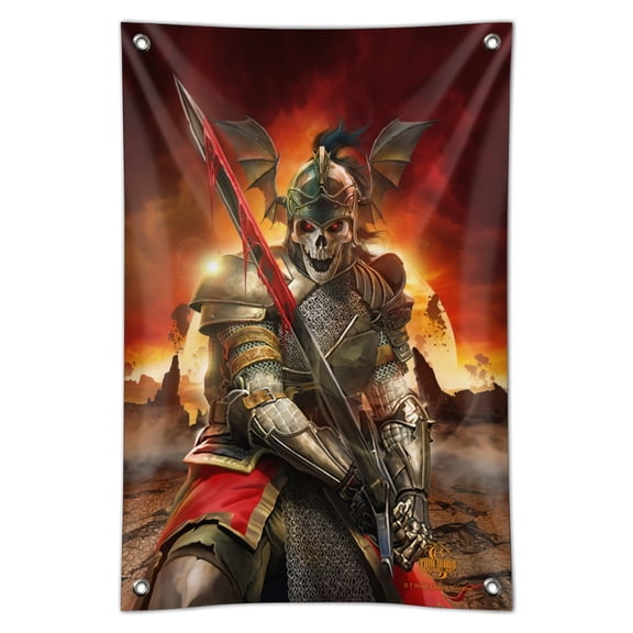Undead Skeleton Knight Warrior Fantasy Home Business Office Sign