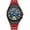 black red1, variant on Skeleton Automatic Self-Winding Mechanical Vintage Wristwatch Men Business Wrist Watch Stainless Steel Silicone Sapphire Crystal Waterproof Clock Luminous
