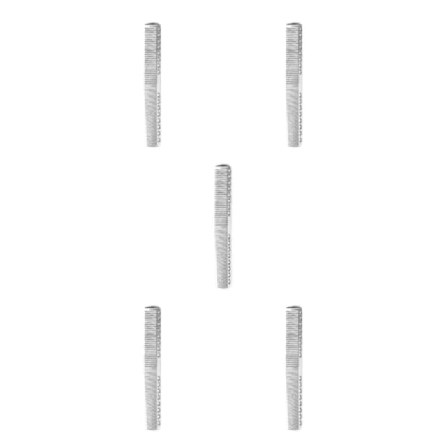 Guardurnaity Peine para el cabello hecho de aluminio espacial, herramienta de peinado duradera y alta s909(L): plateado claro Type2 NO2